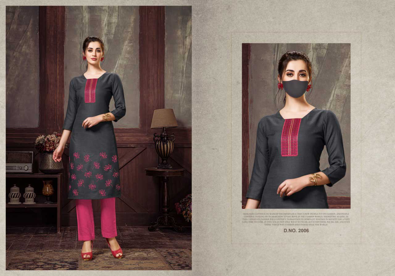 Chingari Vol-2 Wholsale Cotton Printed Kurti Set Chingari Vol-2 Wholsale Cotton Printed Kurti Set